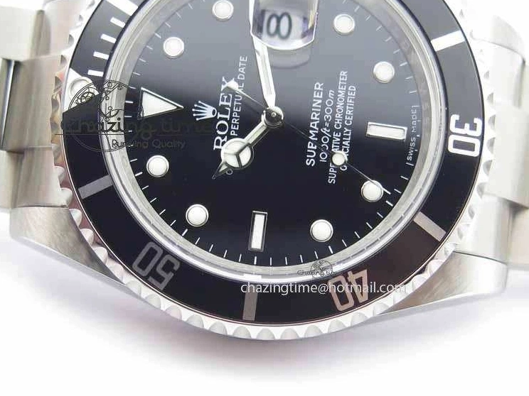 Metal Bracelet 16610 Submariner LN SH3135 Bezel JF Black Edition SS Best On 1:1 1231